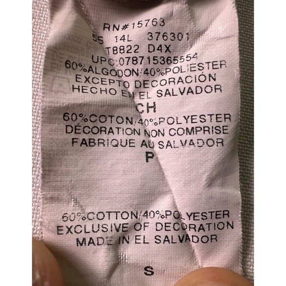 Champion Men's Small Vapor Raglan T-Shirt Blue Gray Colorblock Performance Tee - Picture 5 of 9